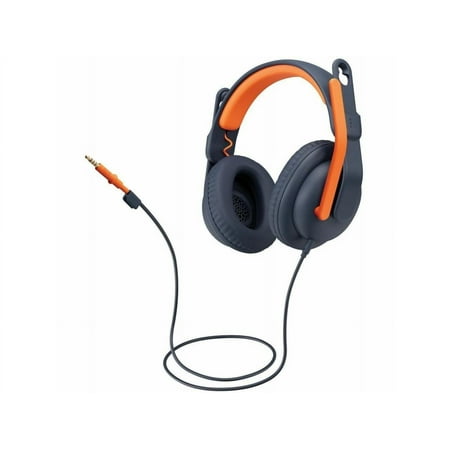 Logitech Zone Learn Wired Headsets for Learners - Stereo - USB Type C Mini-phone (3.5mm) - Wired - Over-the-head - Binaural - Ear-cup - 4.30 ft Cable - Omni-directional Microphone